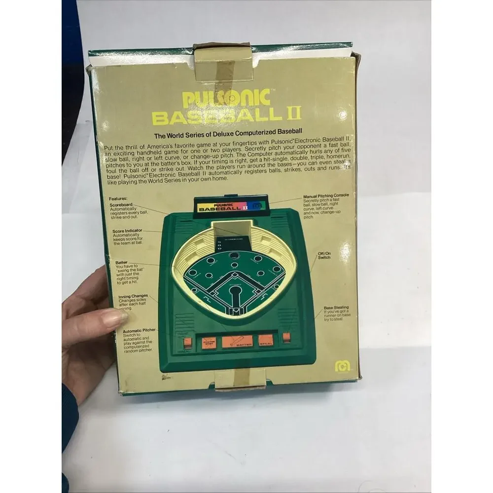 Pulsonic Baseball II 2 by MEGO Handheld Electronic Game 1979 - New - Not Sealed